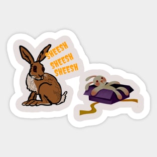 bunny  look Sticker